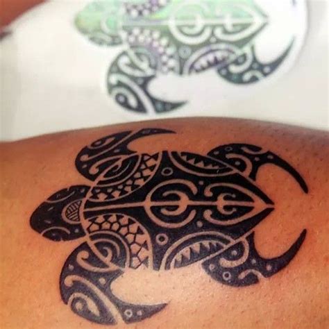 Turtle Maori Tattoo Tartaruga Maori Tatuagem Tatuador F Bio Habibe