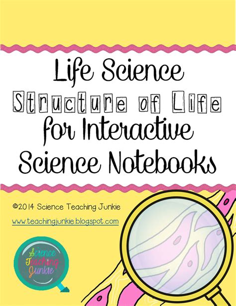 Life Science Structure Of Life For Interactive Notebooks Cells