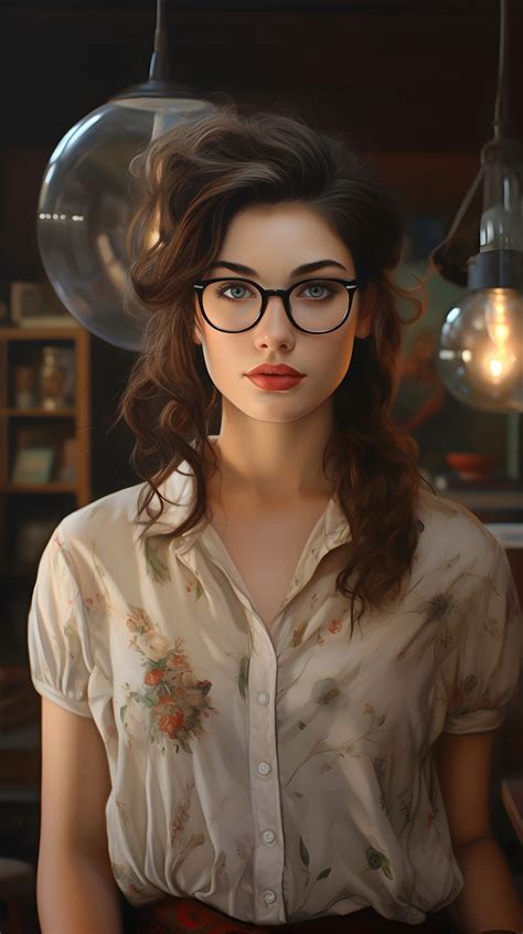 Download Ai Generated Woman Glasses Royalty Free Stock Illustration