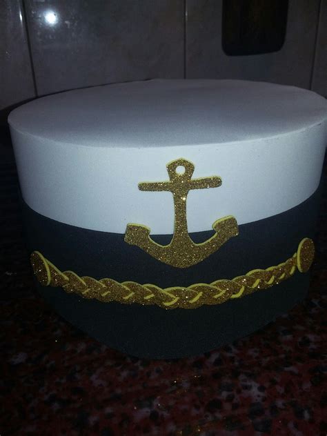 Gorrito De Capitán En Goma Eva Gorro De Marinero Disfraz De Marinera