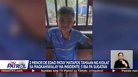 Tv Patrol On Twitter Kalunos Lunos Ang Sinapit Ng Dalawang Menor De