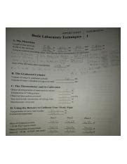 Lab Report Chem Experiment Report Sheet Basic Laboratory