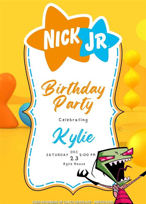 Free Nick Jr Birthday Invitations | Download Hundreds FREE PRINTABLE ...