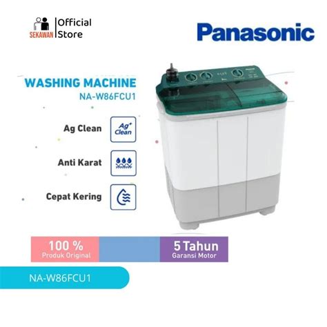 Jual Mesin Cuci Panasonic Tabung Kg Na W Fcu Shopee Indonesia