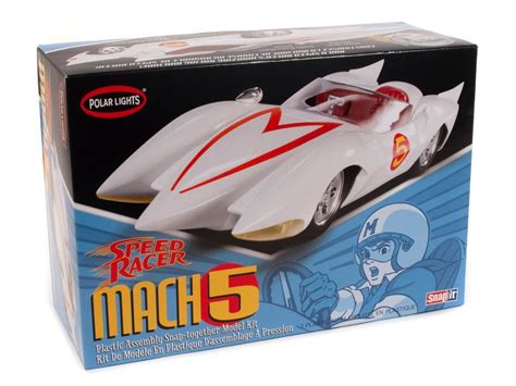 Polar Lights 1 25 Speed Racer Mach 5 Snap Together Plastic Model Kit