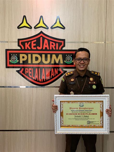 Pidum Kejari Pelalawan Terbaik 1 Di Riau Capaian Kinerja Berbasis