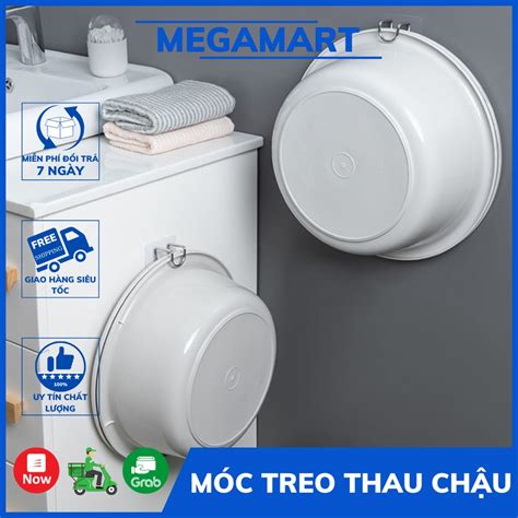 Móc dán treo thau chậu bằng Inox 304 MEGAMART Shopee Việt Nam