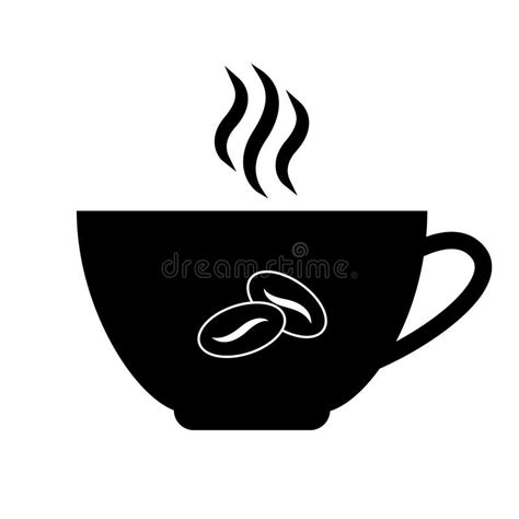 Icono Caliente Del Vector De La Taza De Caf Aislado En El Fondo Blanco