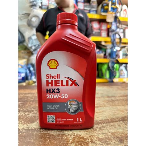 SHELL HELIX HX3 20W50 1L Shopee Malaysia