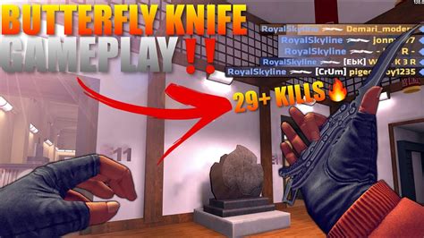 Critical Ops Balisong Butterfly Knife Gameplay Kills Youtube