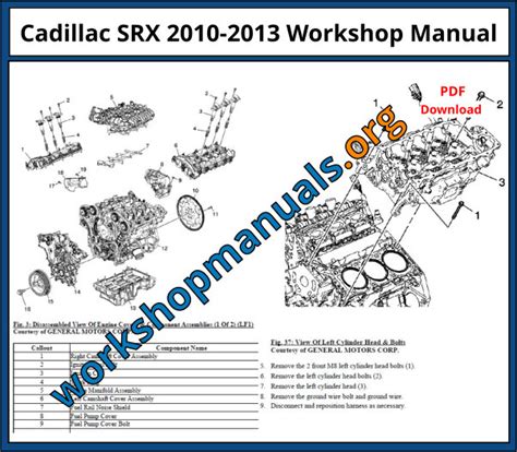 Cadillac Srx 2010 2013 Workshop Repair Manual Download Pdf