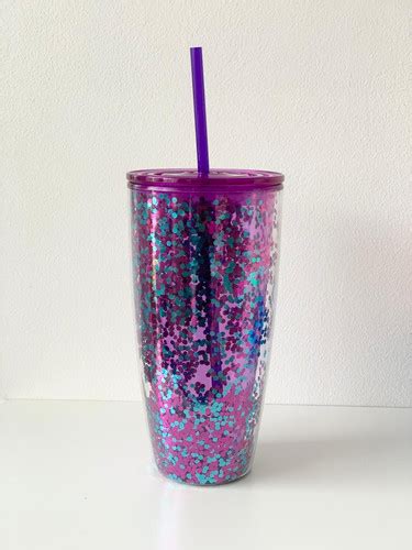 Termo Glitter Morado Azul Gift Me Monterrey