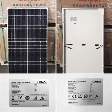 Longi Green Energy N Type All Black Solarpanel Lr5 54htb 415w 435 W