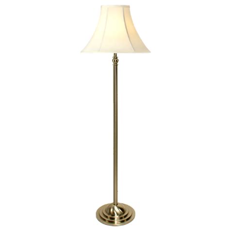 Art Deco Floor Lamp Satin Brass Microsun Lamps