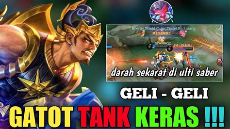 BUILD DAN EMBLEM GATOTKACA TANK TERKERAS TERKUAT DAN TERSAKIT 2023