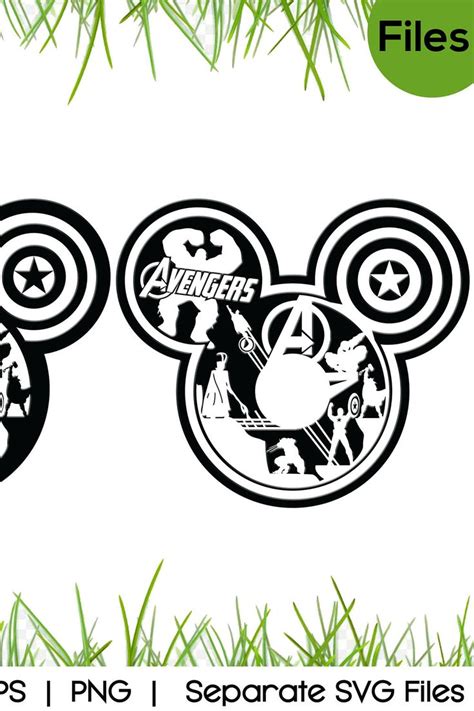 Avengers Mickey Logo Svg Avengers Avengers Superheroes Mickey