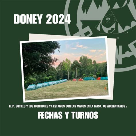 Doney Ya Tiene Fechas Y Turnos Campamento Doney