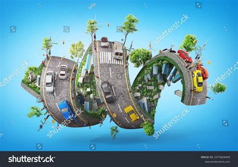 Road Repair Concept Road Form Helix Stock Illustration 2273626459