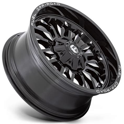 20 Fuel Wheels D795 Arc Gloss Black Milled Off Road Rims FL329 1