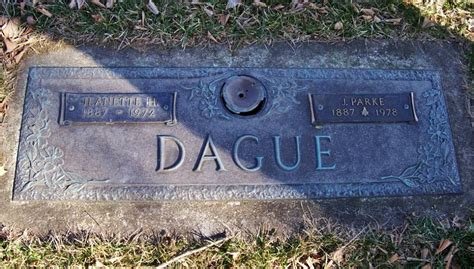 J Parke Dague 1887 1978 Find A Grave Memorial