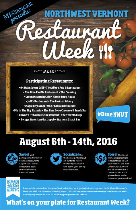 Restaurant Week Promotional Behance