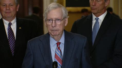 Watch Sen McConnell Freezes During Press Conference Bloomberg