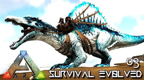 ARK SURVIVAL EVOLVED EPIC FROST SPINO ALPHA TAMING E03 MOD