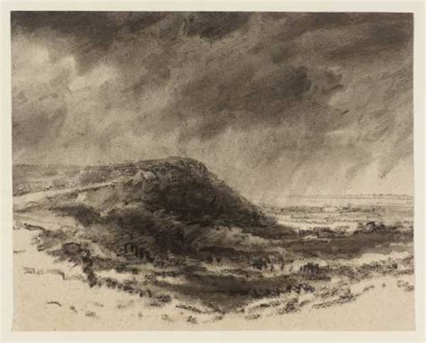 ‘a Hill Above A Plain In A Rainstorm‘ Dr Thomas Monro Tate