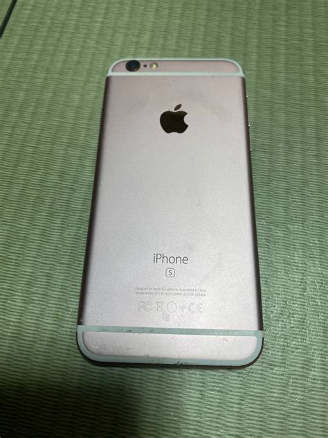 Yahooオークション 【used品】iphone 6s 64g ローズゴールド シリコ