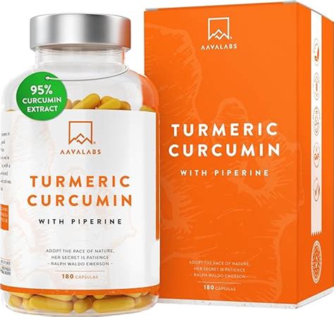 Kurkuma Kapseln Mit 95 Curcumin Extrakt Und Piperin Extrakt AAVALABS