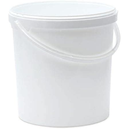 20 Litre Plastic Bucket With LID And Metal Handle Hard Wearing Bucket