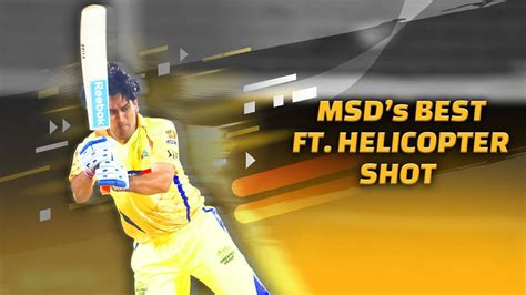 Watch Dhoni's Best Shots Ft. Helicopter Shot Video Online(HD) On JioCinema