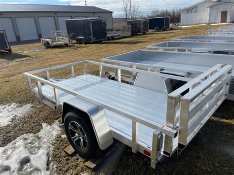 5 X 10 Sport Haven Deluxe Utility Trailer W Bi Fold Ramp Bay