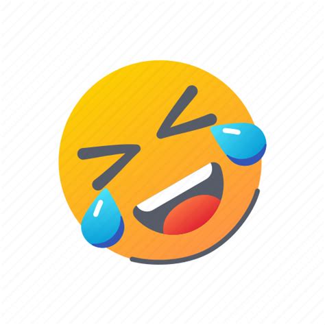 Laugh Rolling Smiley Emoji Funny Tears Humor Icon Download On