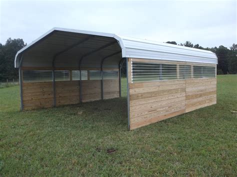 Powell Acres Farm: Carport Barn