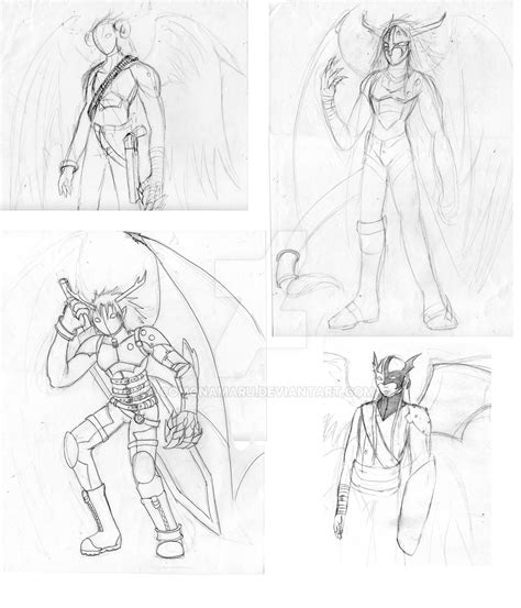 Mega Form Sketches By Comonamaru On Deviantart