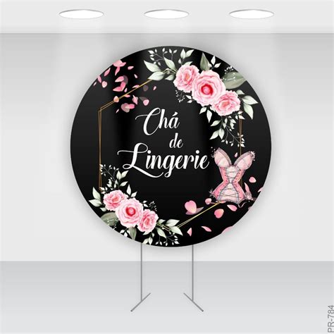 Painel Redondo C El Stico Sublimado Ch De Lingerie D Shopee Brasil