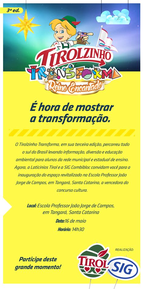 Ag Ncia Comunidade Jornal Vit Ria Projeto Tirolzinho Transforma