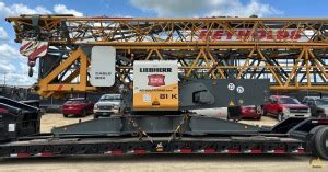 2013 Liebherr 81 K 6 6 Ton Fast Erecting Portable Tower Crane For