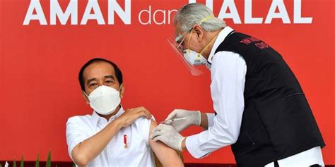 Jokowi Minta Vaksinasi Booster Covid Ditingkatkan Merdeka