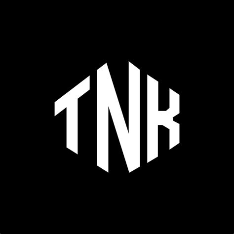 Diseño De Logotipo De Letra Tnk Con Forma De Polígono Diseño De