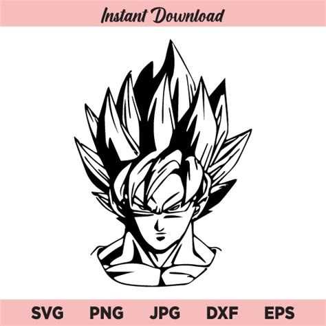 Dragon Ball Z Svg Free Png Free Svg Files Silhouette And Cricut Hot