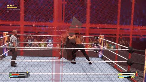 Wwe K Roman Reigns Vs Edge Hell In A Cell Legend Difficulty