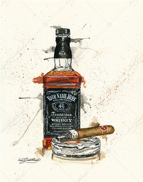 Jack Daniel's Painting Personalized — Ian Greathead Fine Art