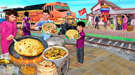 To Buy Aloo Paratha Street Food Train Driver Stops Train Hindi Kahaniya