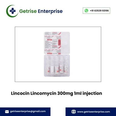 Lincocin Lincomycin 300mg 1ml Injection At ₹ 270vial Pharmaceutical
