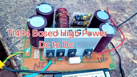 Diy Dc To Dc Boost Converter 120v To 450 Output 450vdc 5000w Load Tl494 Based Design Youtube