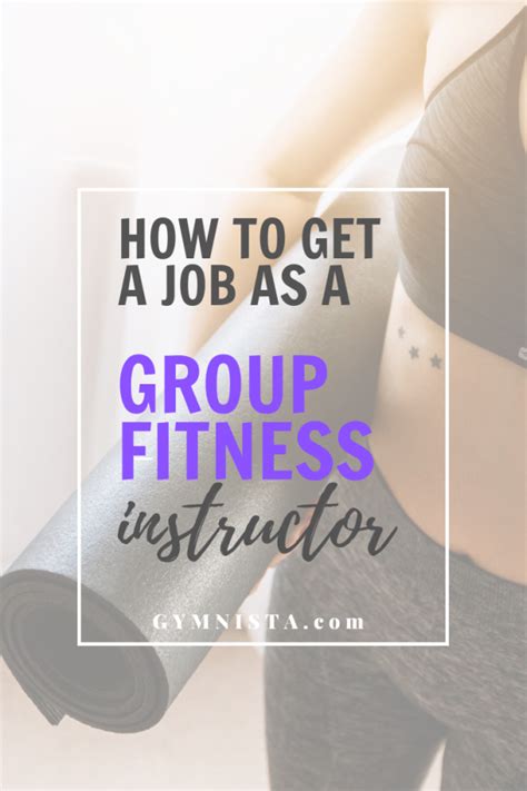 How To Get A Job As A Group Fitness Instructor Gymnista