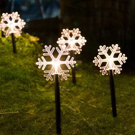 5pcs path LED lights, snowflake – Linhai Panda Lighting Technical Co., Ltd.