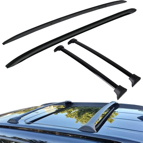 Posris Roof Rack Side Rails Cross Bars for Honda Pilot 2016 2017 2018 ...